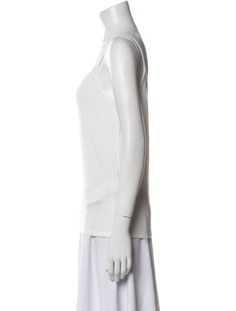 Max Mara Scoop Neck Sleeveless Top