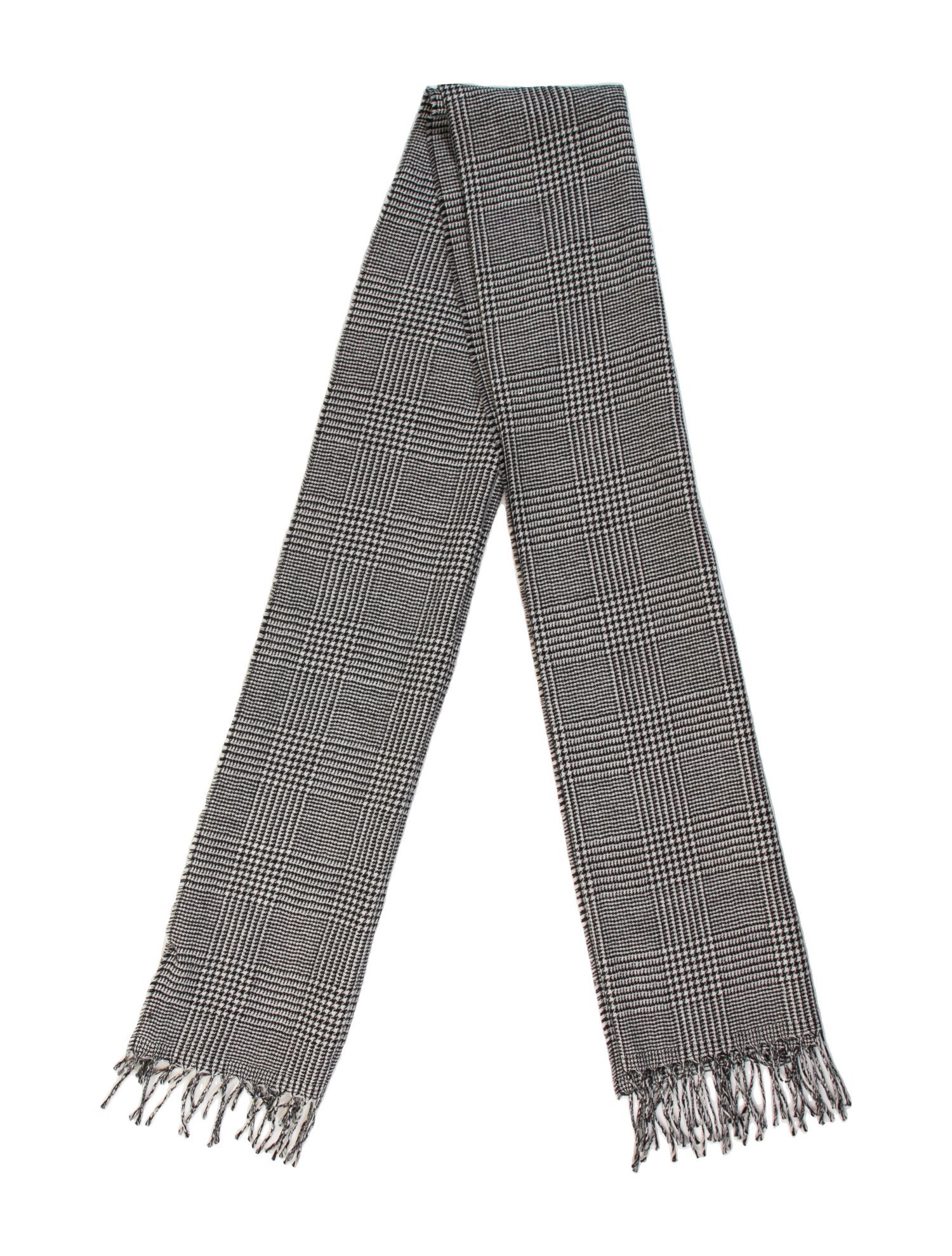 Max Mara Houndstooth Print Scarf