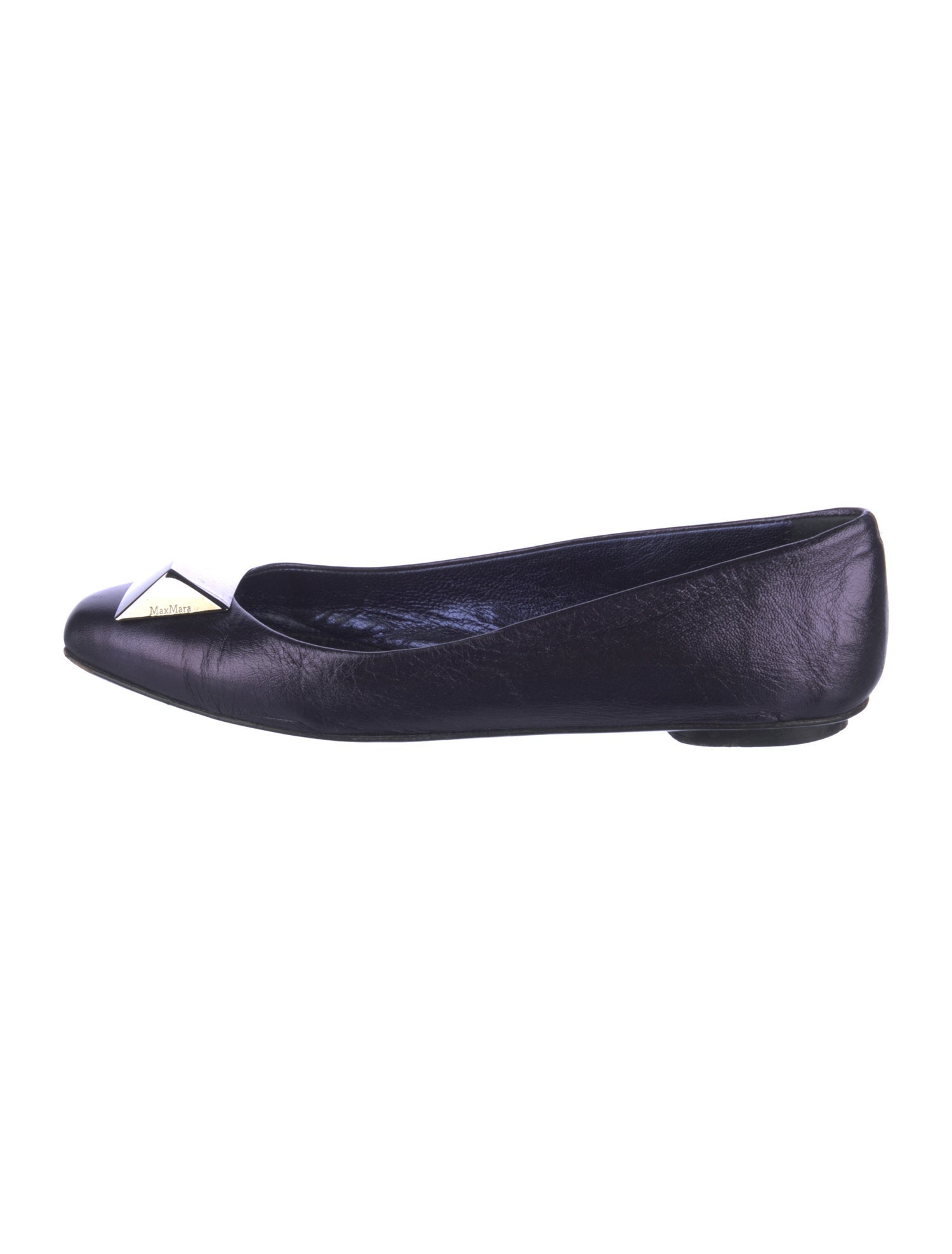 Max Mara Leather Ballet Flats