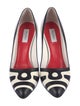 Max Mara Leather Animal Print Pumps
