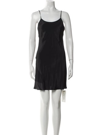 Max Mara Scoop Neck Mini Dress