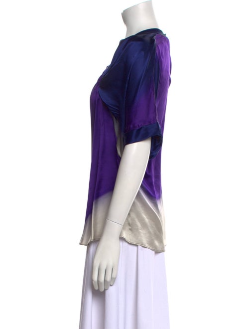 Max Mara Silk Cowl Neck Blouse