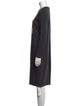 Max Mara Virgin Wool Midi Length Dress
