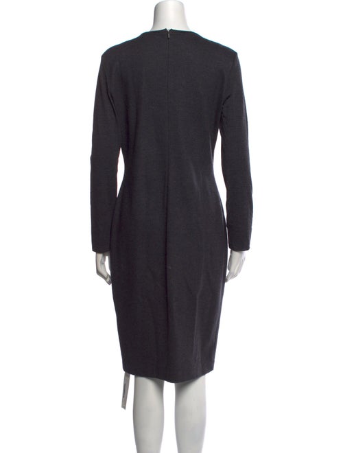 Max Mara Virgin Wool Midi Length Dress