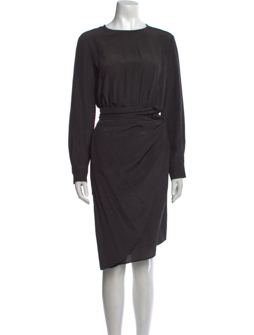 Max Mara Bateau Neckline Knee-Length Dress