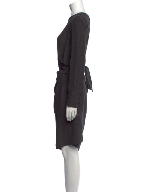 Max Mara Bateau Neckline Knee-Length Dress