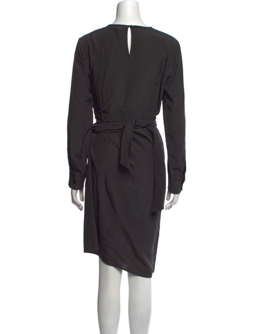 Max Mara Bateau Neckline Knee-Length Dress