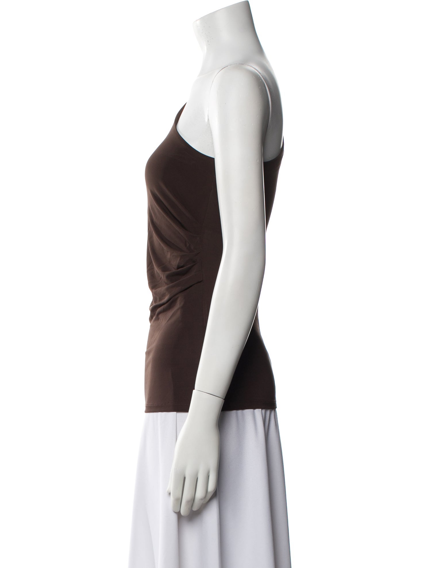 Max Mara One-Shoulder Long Sleeve Top