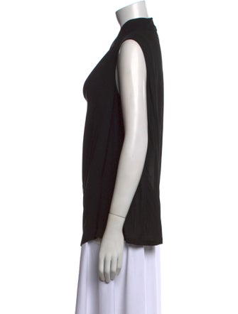 Max Mara Silk Cowl Neck Top