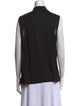 Max Mara Silk Cowl Neck Top