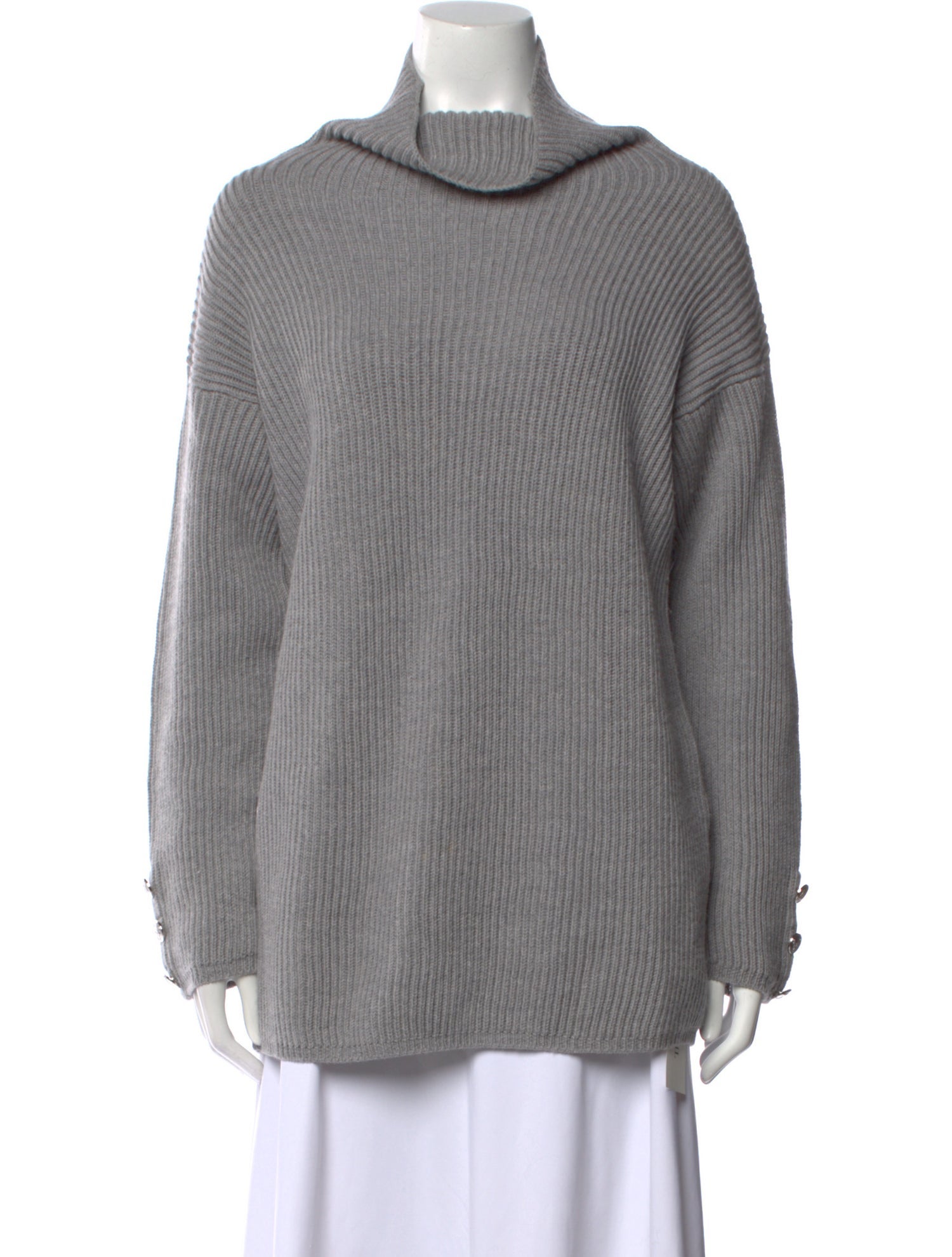 Max Mara Virgin Wool Cowl Neck Sweater