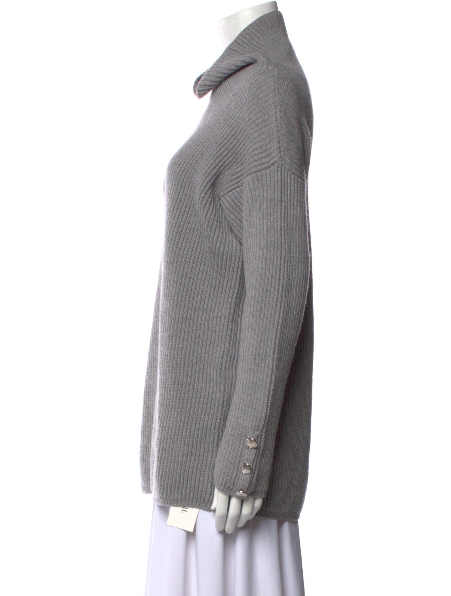Max Mara Virgin Wool Cowl Neck Sweater