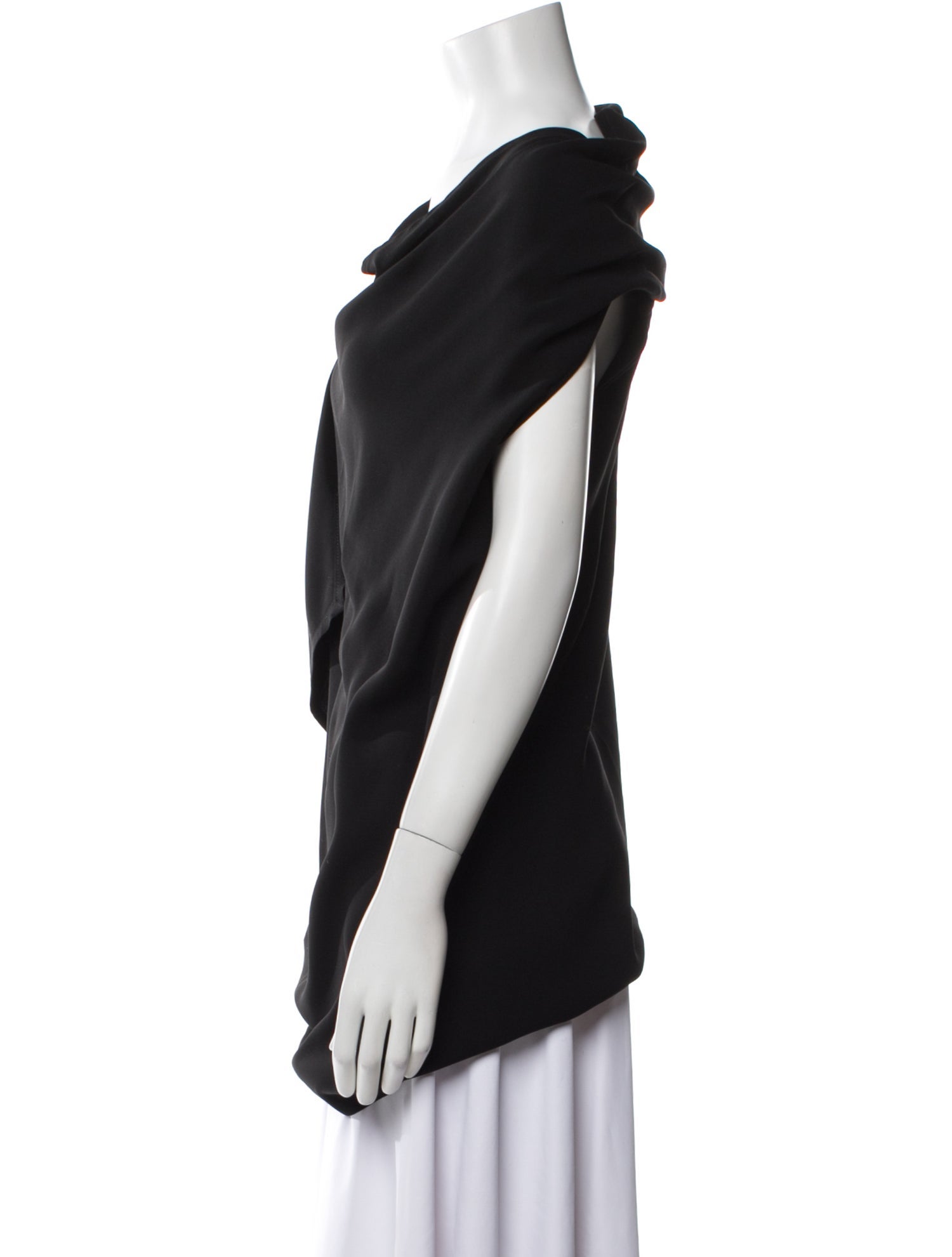 Max Mara Cowl Neck Sleeveless Tunic