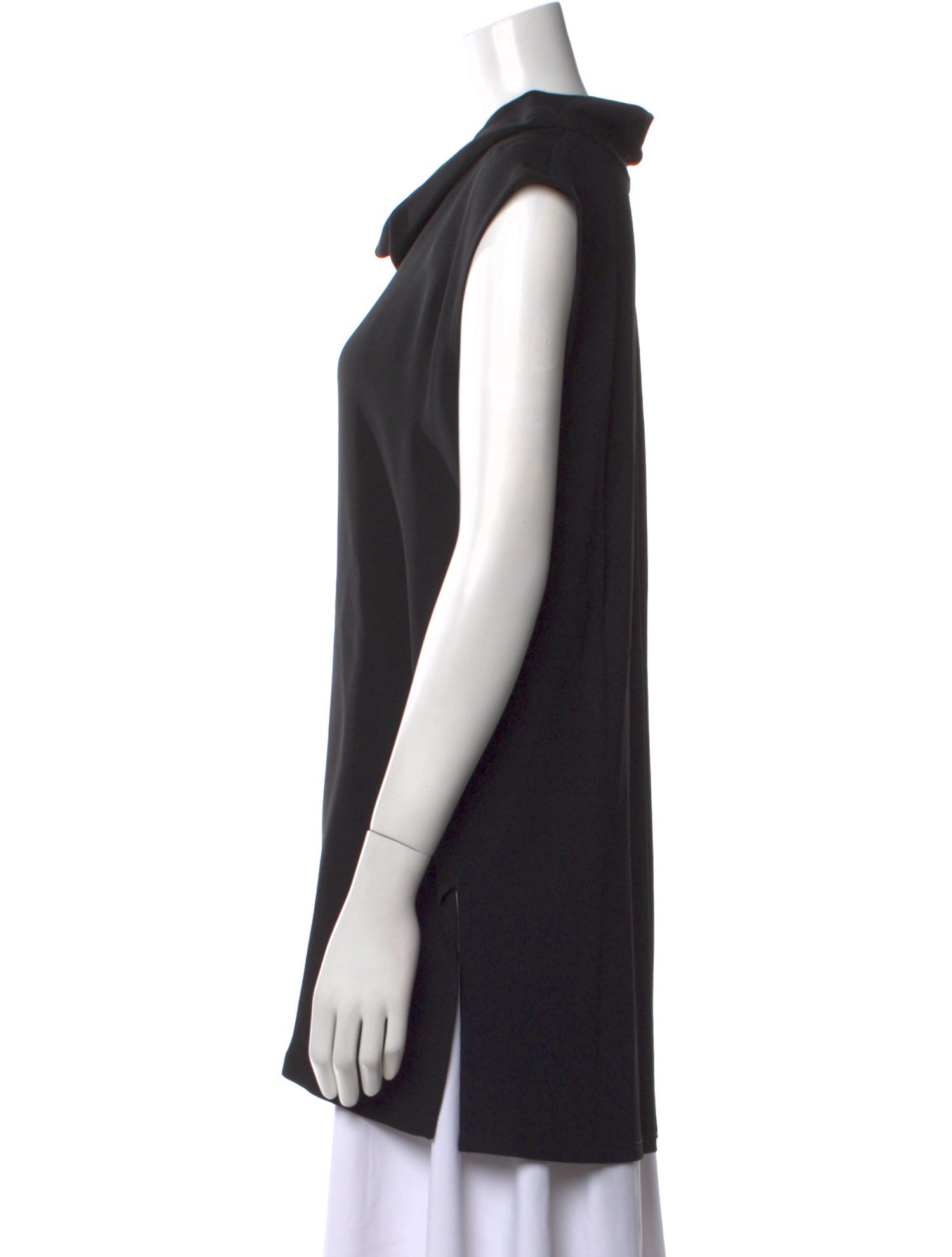 Max Mara Silk Cowl Neck Tunic