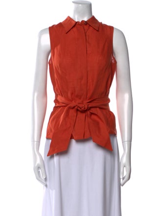 Max Mara Linen Sleeveless Top
