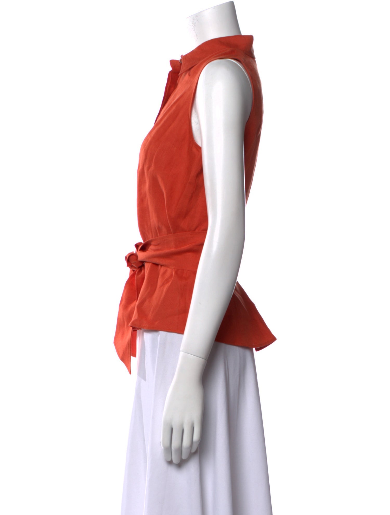 Max Mara Linen Sleeveless Top