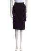 Max Mara Virgin Wool Knee-Length Skirt