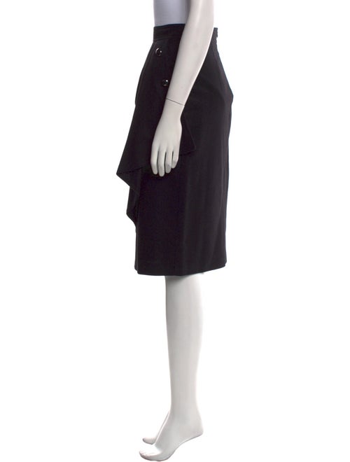 Max Mara Virgin Wool Knee-Length Skirt