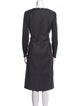 Max Mara Virgin Wool Midi Length Dress