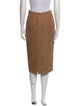 Max Mara Lace Pattern Knee-Length Skirt