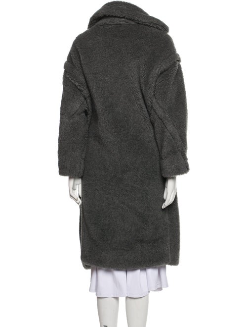 Max Mara Virgin Wool Faux Fur Coat