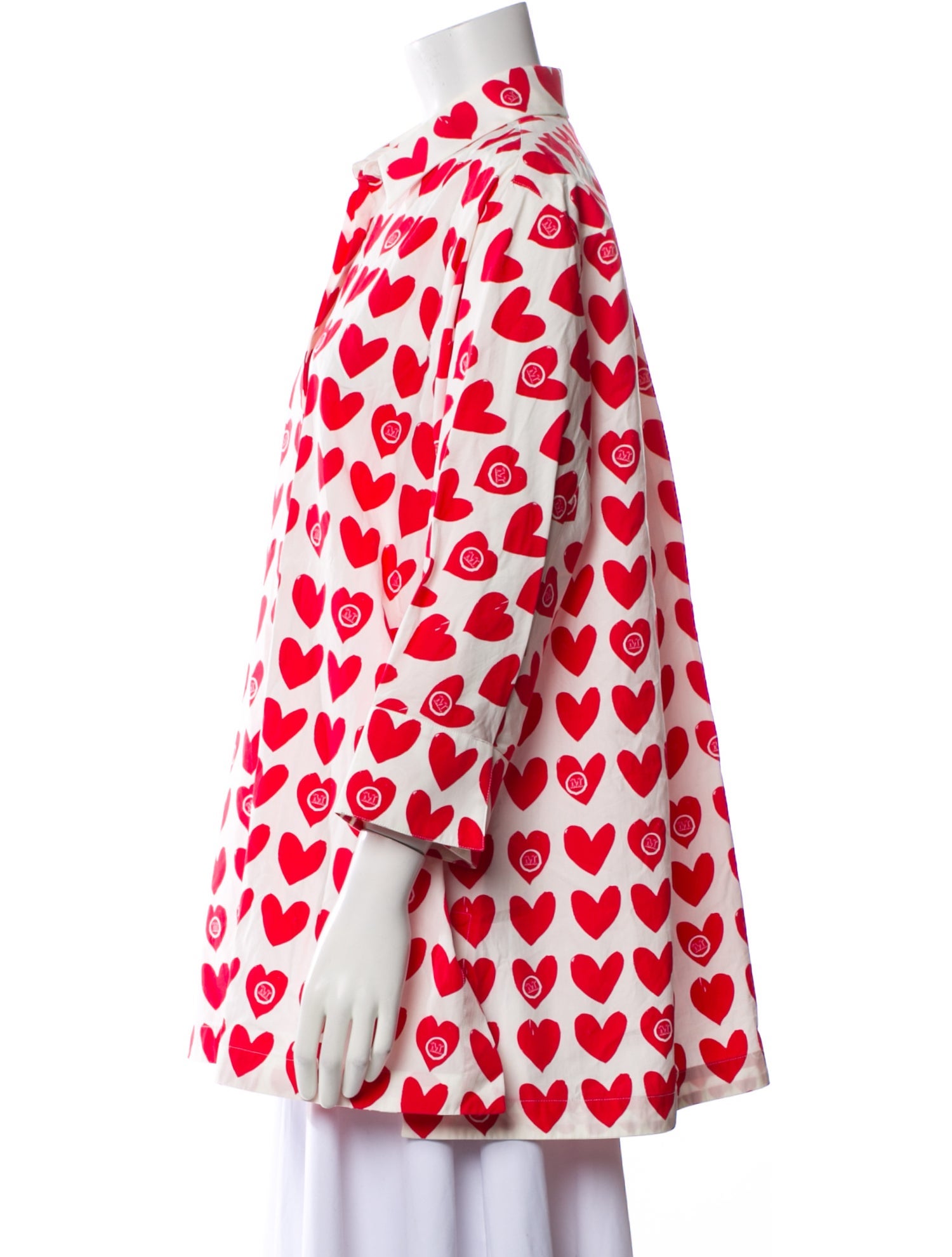 Max Mara Printed Mock Neck Tunic