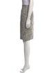 Max Mara Tweed Pattern Knee-Length Skirt