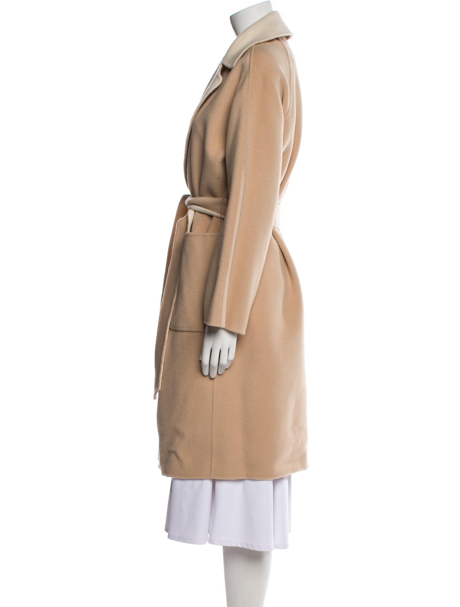 Max Mara Virgin Wool Trench Coat