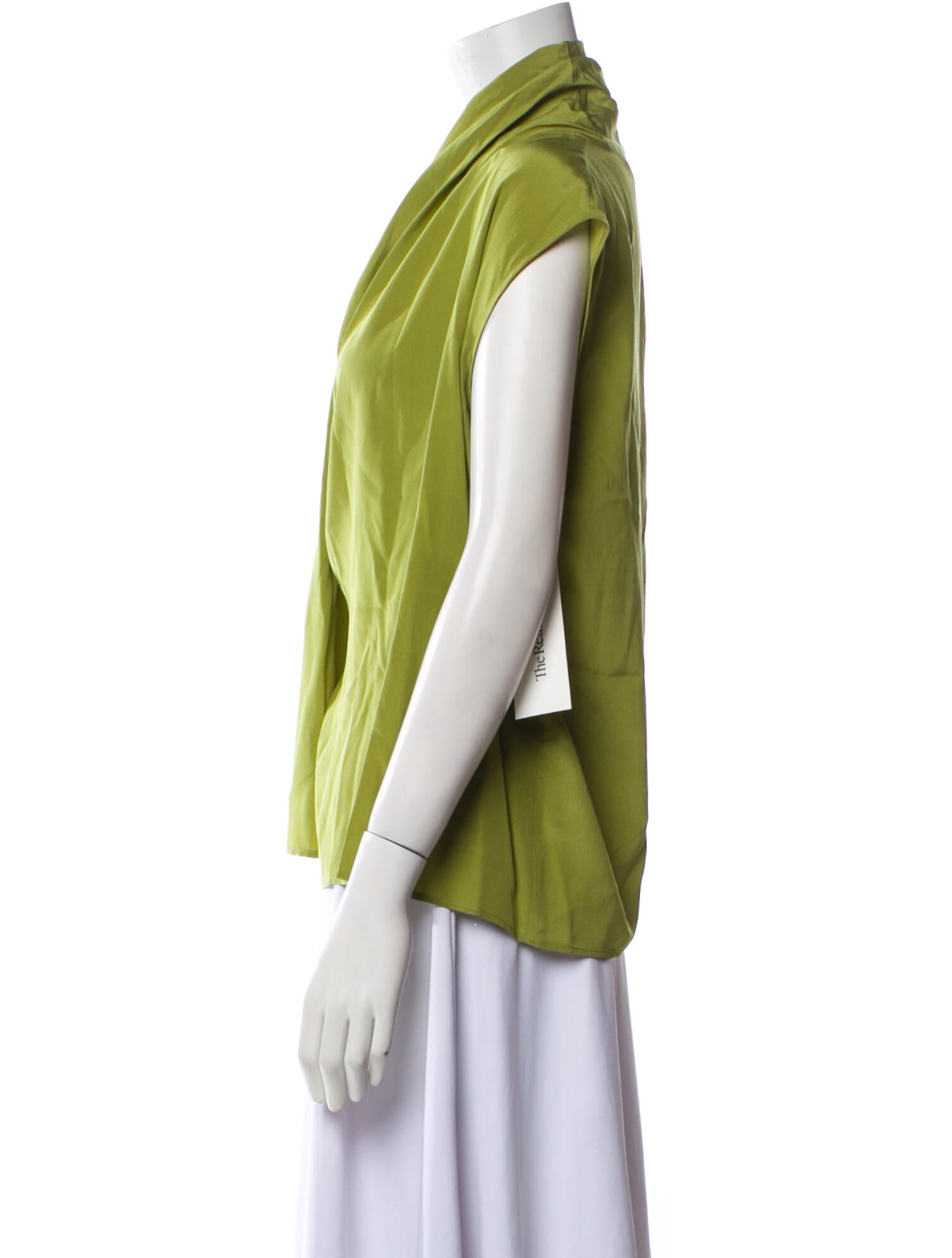 Max Mara Silk V-Neck Blouse