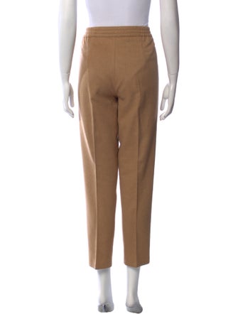 Max Mara Camel Hair Straight Leg Pants
