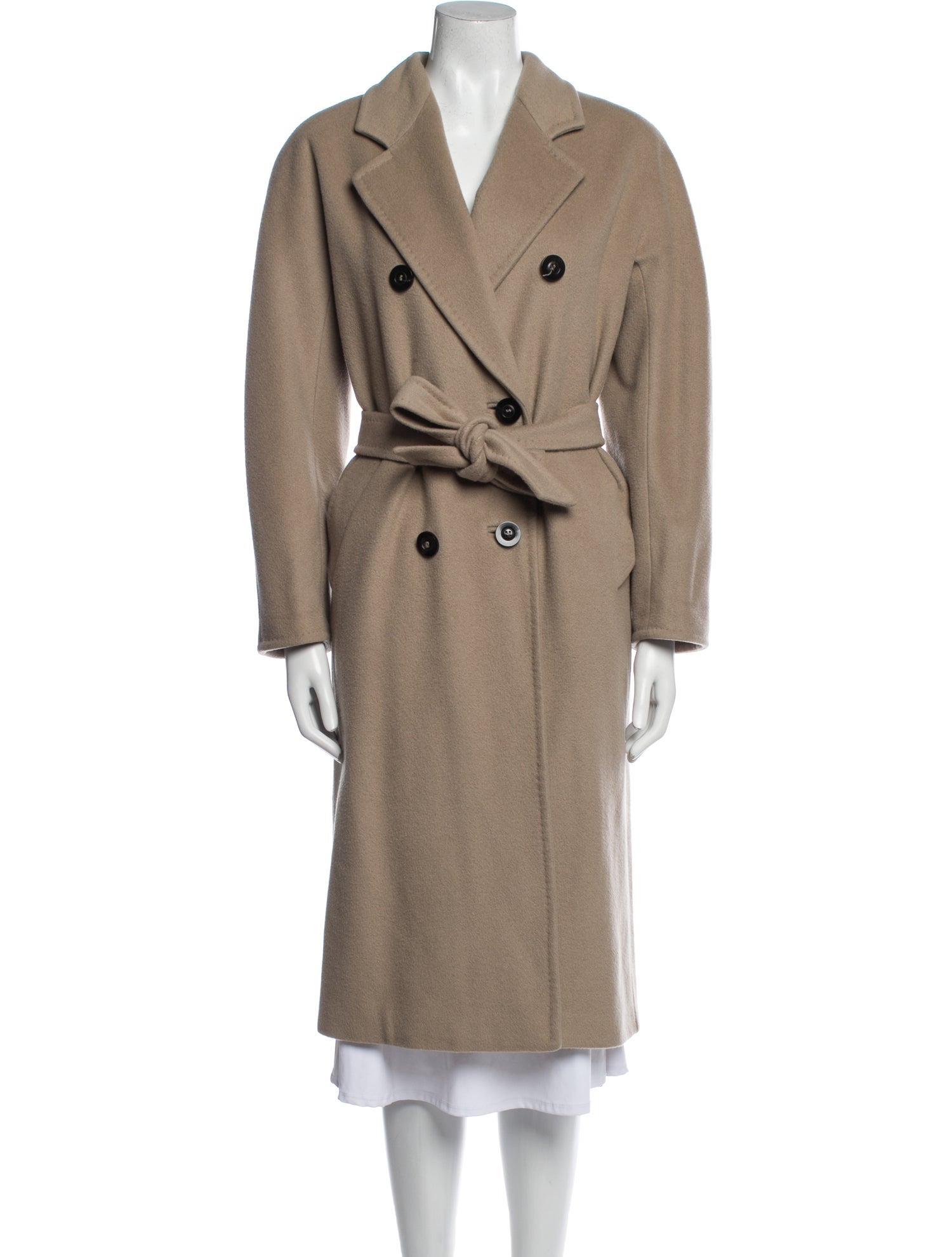 Max Mara Virgin Wool Trench Coat