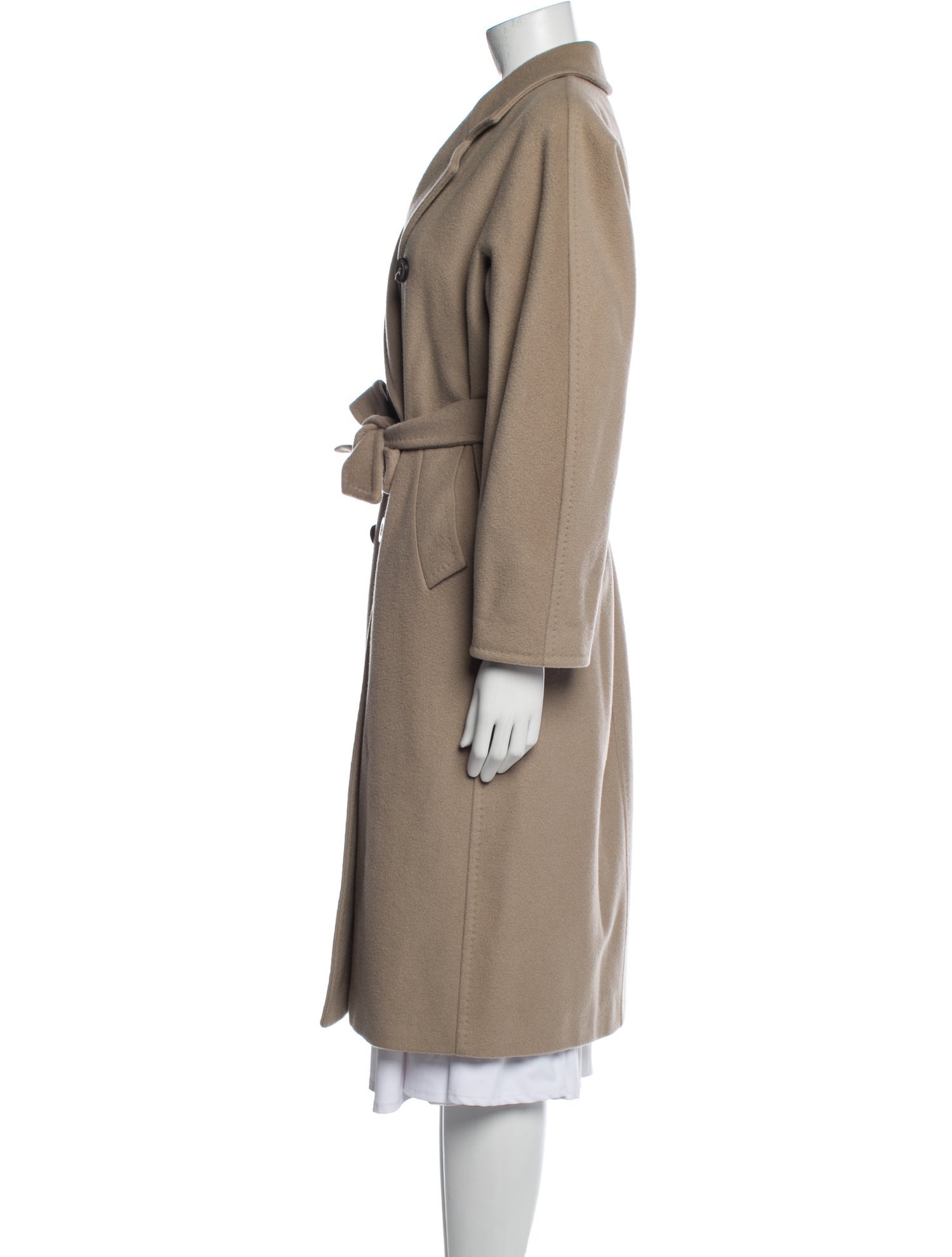 Max Mara Virgin Wool Trench Coat