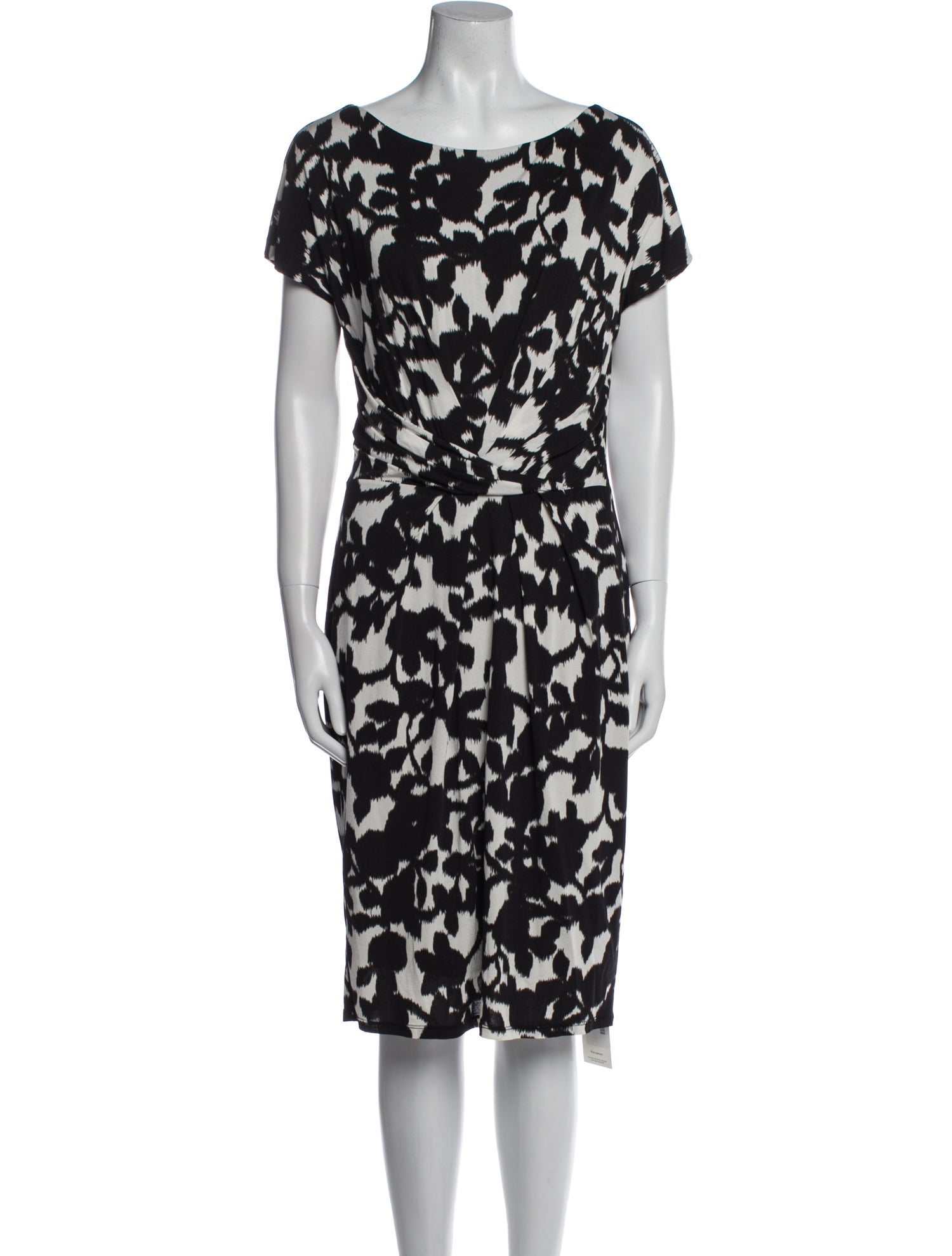 Max Mara Printed Knee-Length Dress