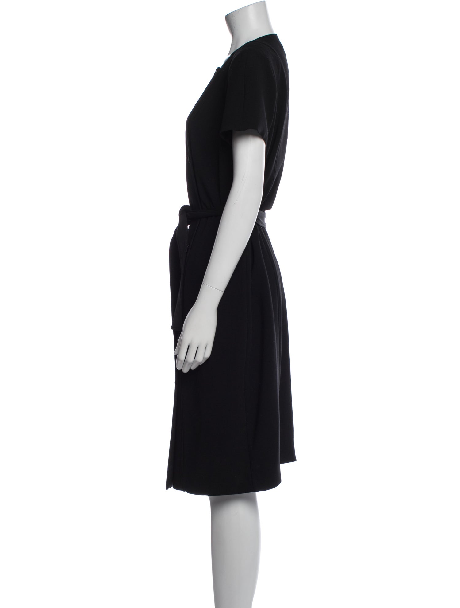 Max Mara Virgin Wool Midi Length Dress