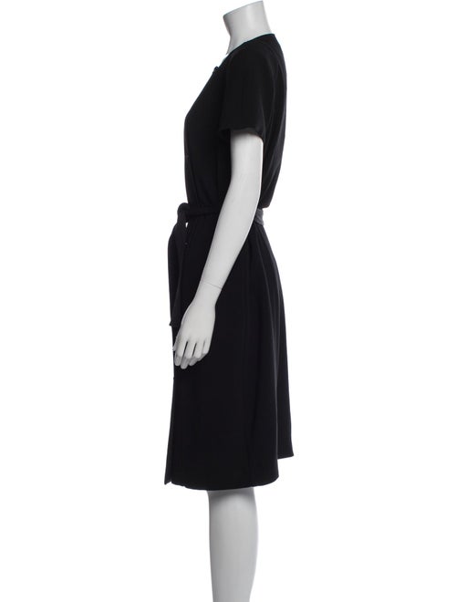 Max Mara Virgin Wool Midi Length Dress