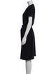 Max Mara Virgin Wool Midi Length Dress