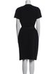 Max Mara Virgin Wool Midi Length Dress