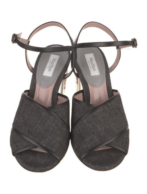 Max Mara Denim Sandals