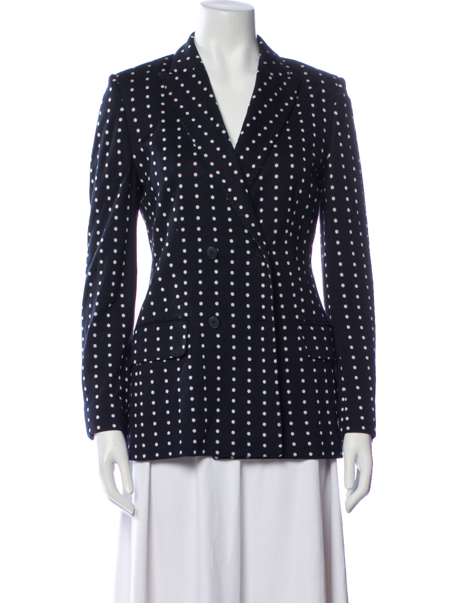 Max Mara Polka Dot Print Blazer