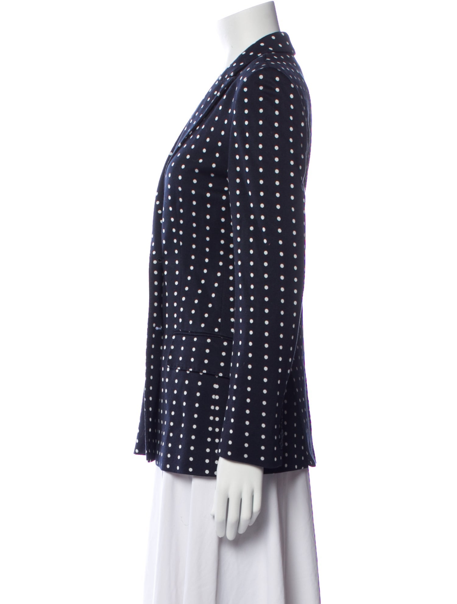 Max Mara Polka Dot Print Blazer