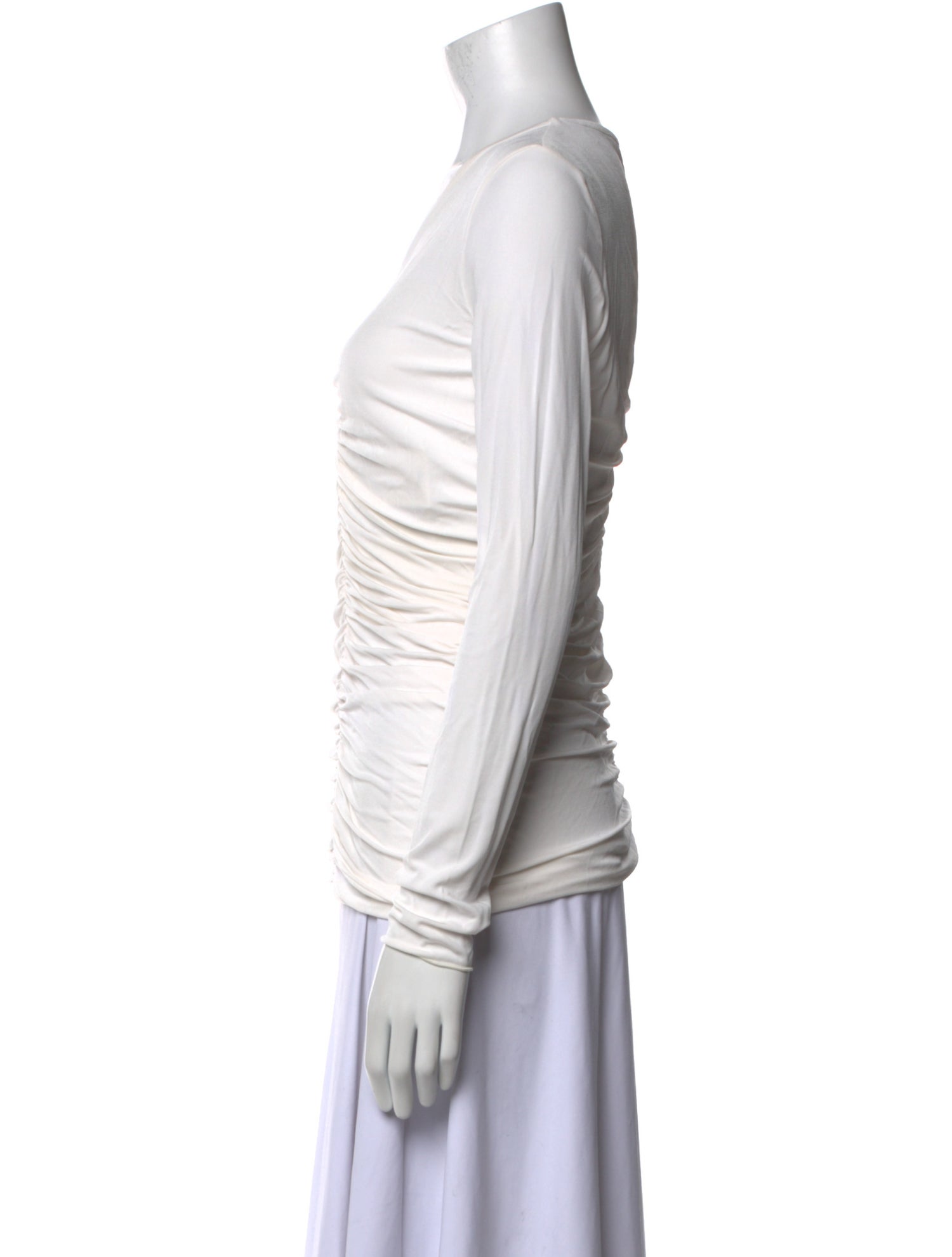 Max Mara V-Neck Long Sleeve Top