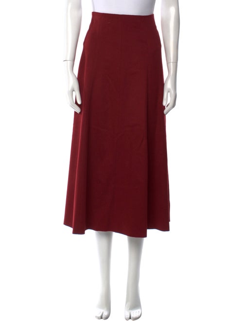 Max Mara Camel Hair Midi Length Skirt