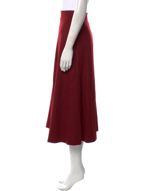 Max Mara Camel Hair Midi Length Skirt