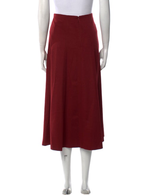 Max Mara Camel Hair Midi Length Skirt