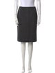 Max Mara Virgin Wool Knee-Length Skirt