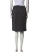 Max Mara Virgin Wool Knee-Length Skirt