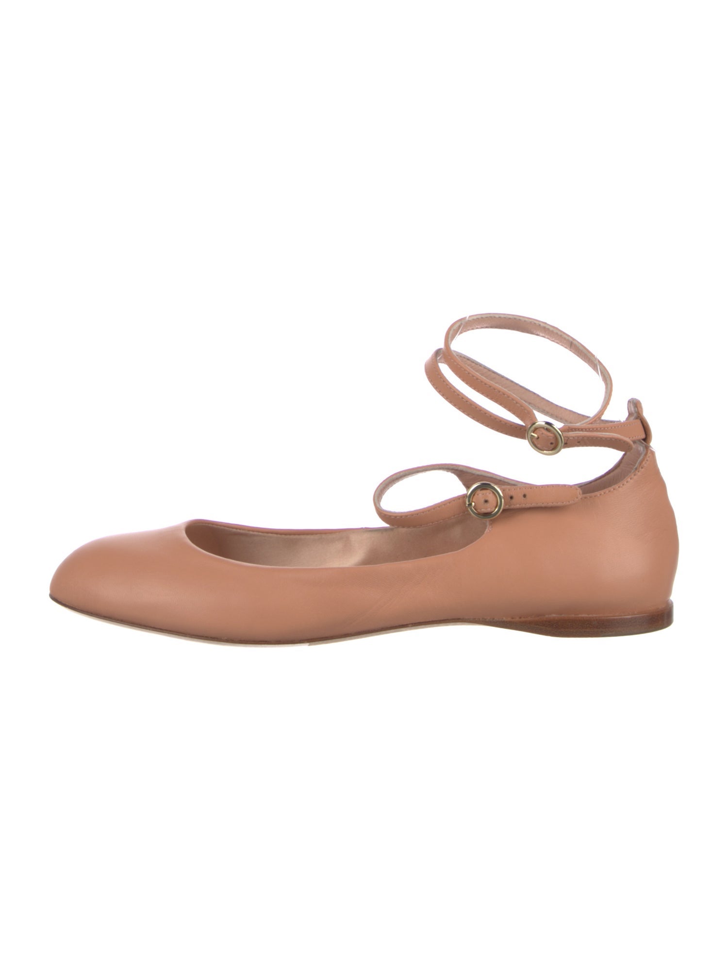 Max Mara Leather Flats