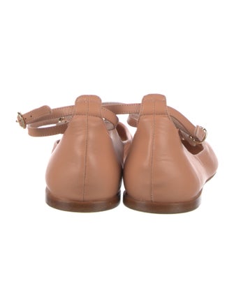 Max Mara Leather Flats