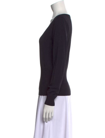 Max Mara V-Neck Long Sleeve Sweatshirt
