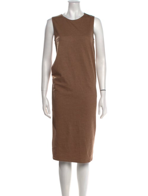 Max Mara Virgin Wool Midi Length Dress
